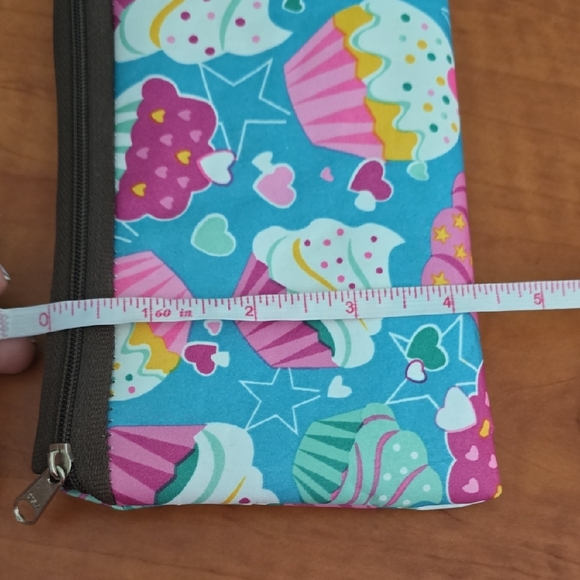 Colorful Cupcake Print Pouch - Picture 6 of 6